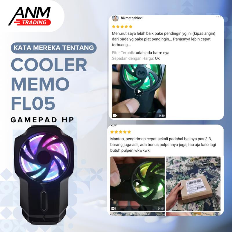 FL05 Cooler Handphone FL05 / Pendingin HP FL05 / Gaming Fan 7