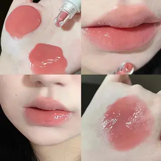 KEKE MOOD Jelly Lip Gloss Jelly Lip Balm Water Lipgloss Mirror Lipgloss Glossy Lip Goss Jelly Lipstick Lip Jelly Lipgloss Lip Plumper Moisturizing Lip Balm Bibir Kering Lipstick Cair Glossy Watery Lipstik 6