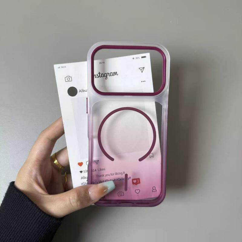 Ốp lưng TPU chuyển màu mềm cho IPhone 18 Pro Max, 13, 11, 15, 17, 16, 14, 12 Pro Max và 17 Air; nhẹ và tối giản,