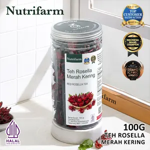 NUTRIFARM TEH ROSELLA MERAH KERING PREMIUM 100 GRAM