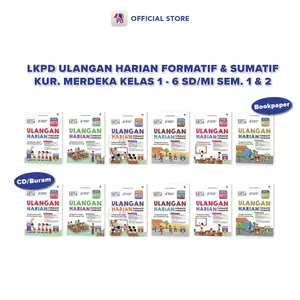 Buku Ulangan SD Mi / LKPD Ulangan Harian Formatif & Sumatif Kurikulum Merdeka Kelas 1 2 3 4 5 6 - Pustaka Baru Press / Pustaka Baru Press - PB Siswa