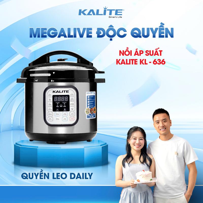 [ Độc Quyền QL] Nồi áp suất điện KALITE KL-636 đa năng 5in 1 6 lít