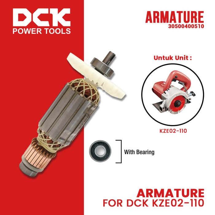 Gambar Armature/Angker untuk Marble Cutter KZE/DZE/AZE02-110 dari DCK Power Tools Indonesia Kota Administrasi Jakarta Barat Tokopedia
