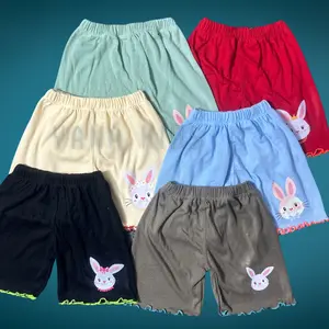 PAKET 6 PC CELANA ANAK PEREMPUAN  CELANA PENDEK CURLY USIA 0-12 TAHUN Fashion Pakaian legging