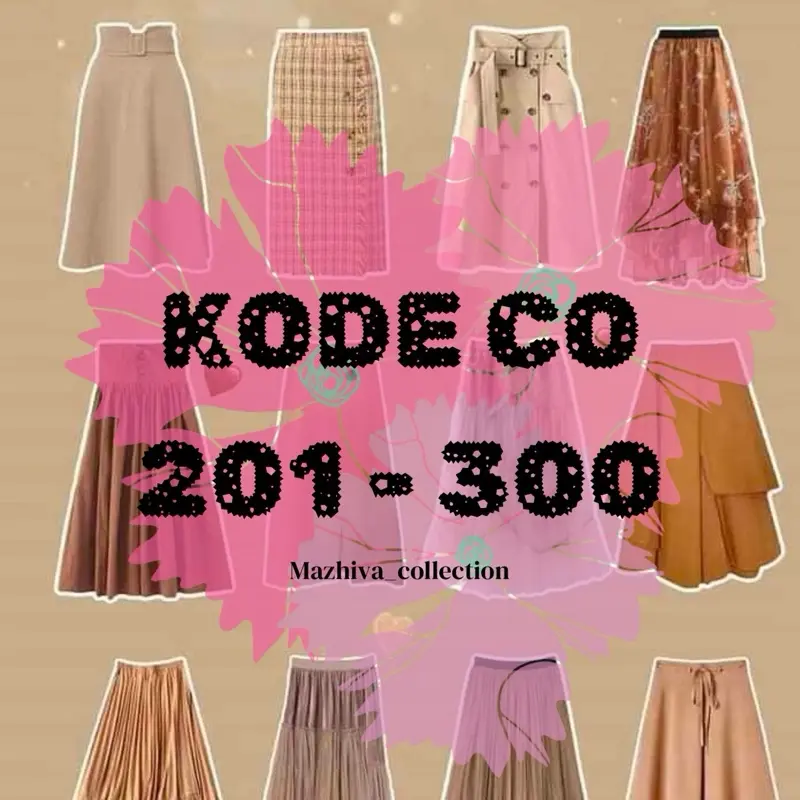 ROK KULOT KODE 201 - 300 PREMIUM