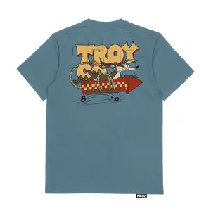 Troy Company Tshirt Mineral Blue Rocket Coyote - Kaos Pria Lengan Pendek Biru Mineral MTD 2762