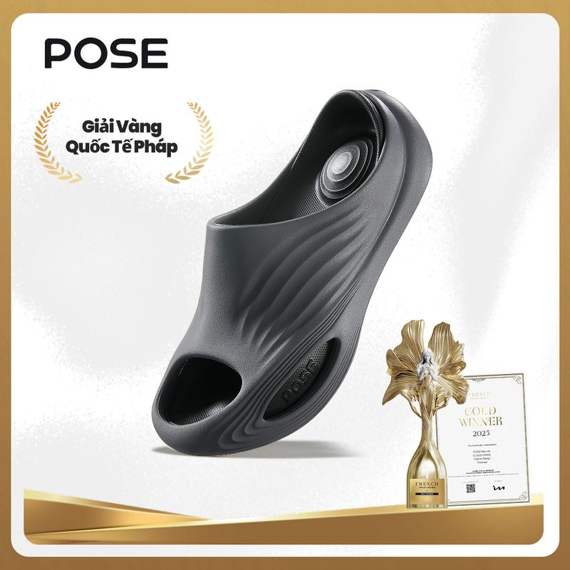 【Dép thư giãn 【mua 2 đôi giá chỉ 519k 【Up to size 47 POSE relax-air Đế Bằng DéP lốp thoải  sốc đế dày ngoài trời nam nữ nam nữ giải trí dành cho cặp đôi dễ phối đồ dễ phối đồ dễ thương và đẹp trai nhiều màu mới về P1257306 Shoes GiàY