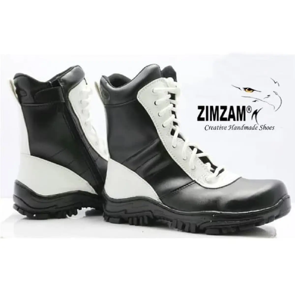 Prromo Sepatu Pria PDL Polisi Provost Doff Sintetis Safety Ujung Besi Murah Boots Kerja Shoes Polri