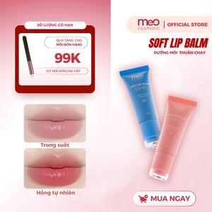 Son dưỡng hồng môi, dưỡng ẩm, cải thiện khô môi MeO Soft Lip Balm 10g