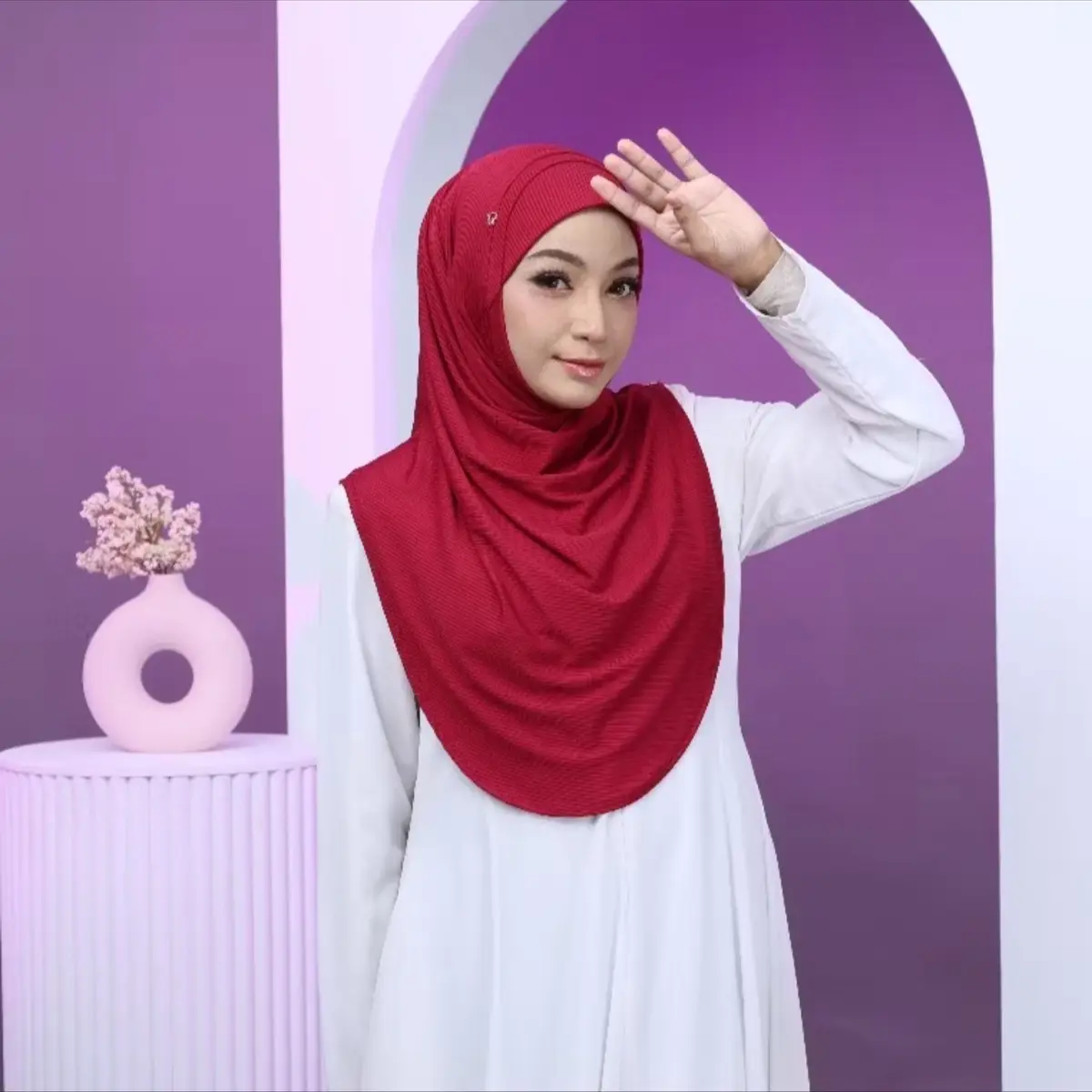 Deana Sarung Berdagu Cotton Ribbed