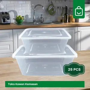 Thinwall Rectangel isi 25 Pcs + Tutup