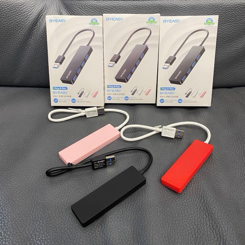 BYEASY Hub 4 in 1 UH-109 Chuyển Đổi USB 3.0 Ra 4 Cổng USB Tương Thích 2.0/1.1 Vỏ ABS Cao Cấp Bảo Vệ An Toàn Cho Thiết Bị