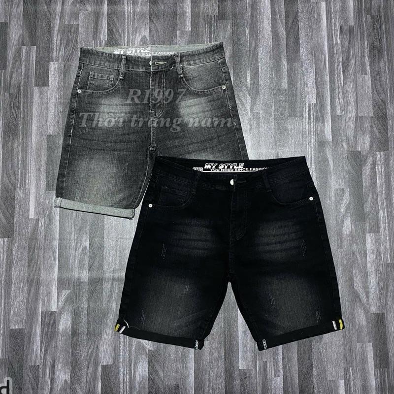   COMBO2 Quần short jean nam,contton cao cấp Co Giãn 4 chiều,có 11 màu tùy chọn  lai ống quần có thể thả xuống  