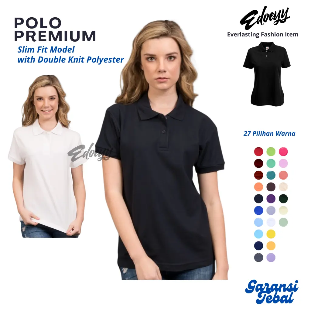Baju Kerah Berkerah Cewek Kaos Polo Wanita
