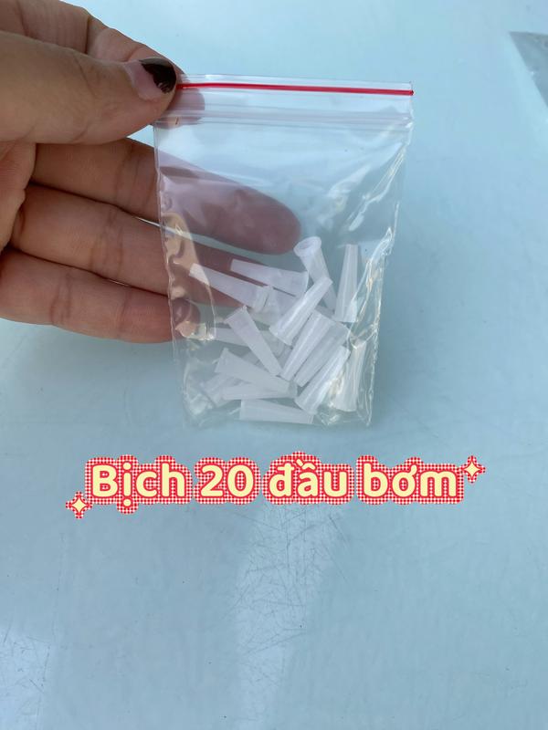 COMBO 20 10 Đầu bơm gas bật lửa, bơm gas hột quẹt, gas bơm bật lửa,đầu bơm gas cho bật lửa