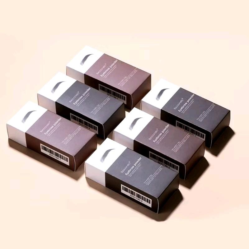 Ibcccndc Eyebrow Powder Waterproof dengan Cetakan Alis Instan - 10 Model 2