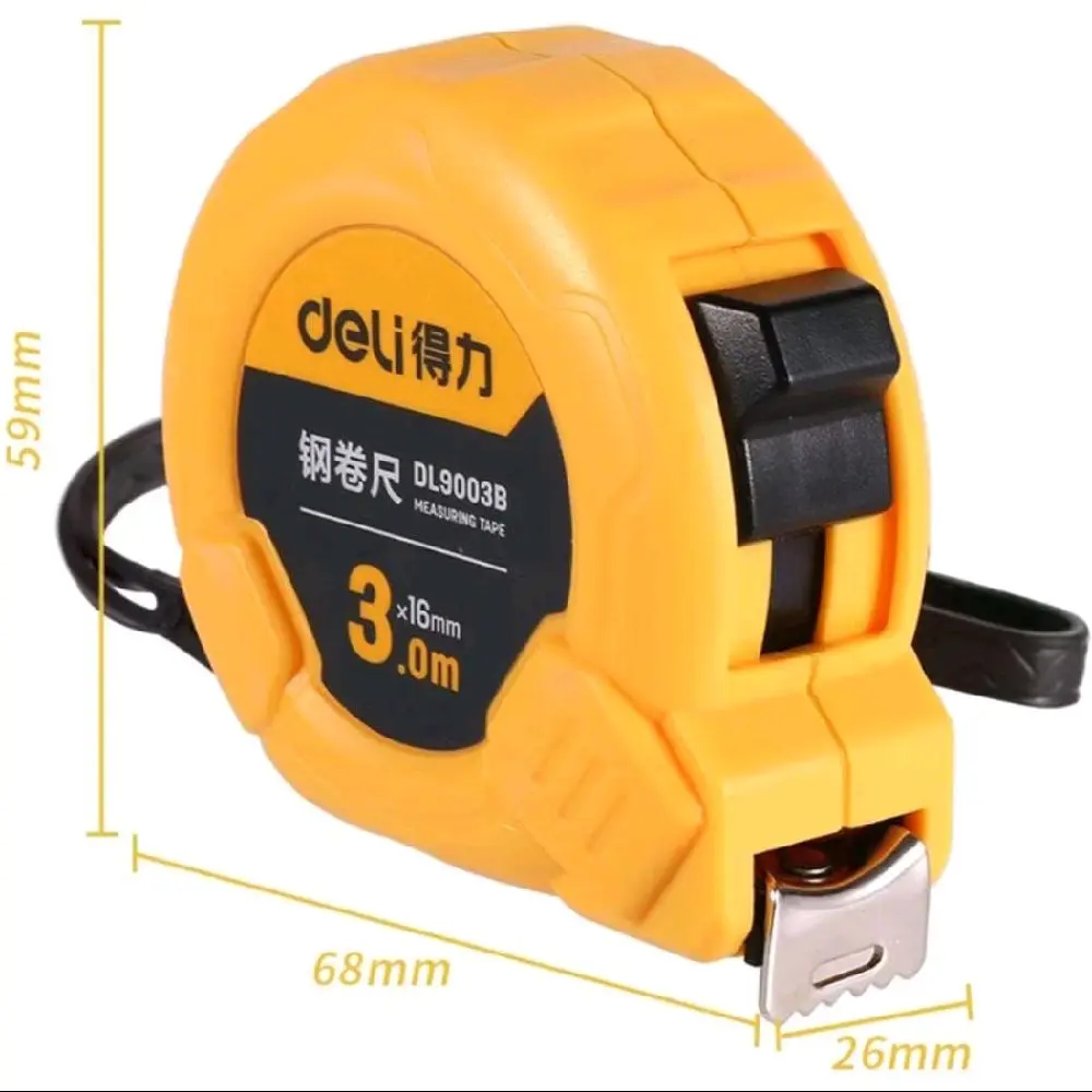 Deli meteran 3 m roll matic EDL9003B pengukur