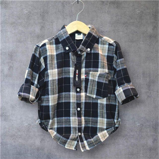 ROOE YARA KIDS & JUNIOR Kemeja Flanel Anak Usia 1-12 Tahun Lengan Panjang Size M L XL 2XL dan 3XL Best Seller Fashion anak motif  Kotak-Kotak