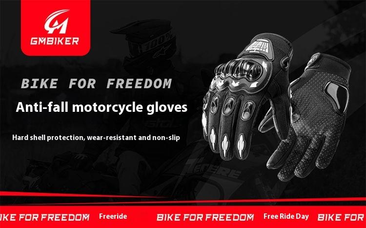 Product Introduction of Motorbike Gloves Breathable Protective Touch Screen Summer Electric Car Cycling Motorcycle Riding Equipment Full Finger Four Seasons Thin 0