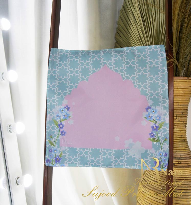 Sajadah Traveling Sujud LILY - TOSCA Pocket Saku Waterproof Printing Prayer Mat Traveler Mini Sajadah Sujud Traveling Traveler 4