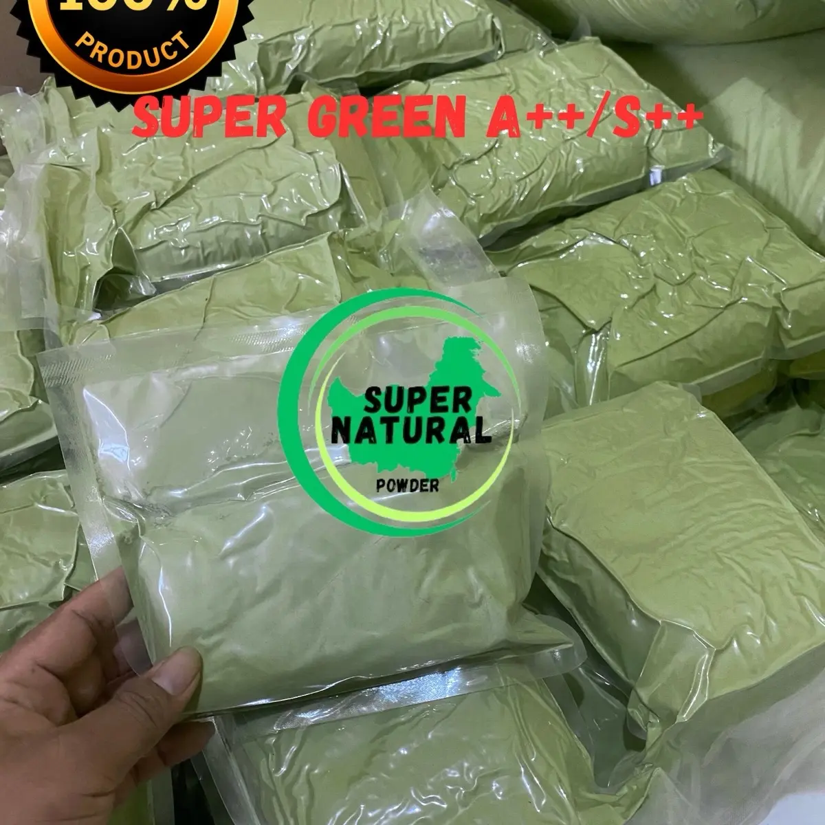 laruta bubuk hijau kalimantan 1kg bonus 130gram