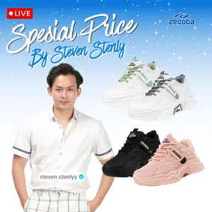 Zeodda X Steven.Stenly Yoona Sepatu Sneakers Sport Karet Wanita Training Casual Running Shoes Korean Olahraga 1031