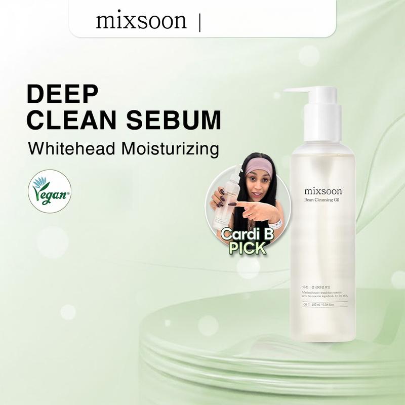 Dầu tẩy trang mixsoon chứa đậu nành 195 ml | Dầu đậu nành với Lactobacillus