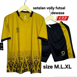 Jersey Futsal Baju bola setelan baju dan celana baju pria wanita dewasa sepakbola futsal bolapolly badmintaon polllybal tenis baju termurah terlaris di kelasnya Pakaian Volly Sport