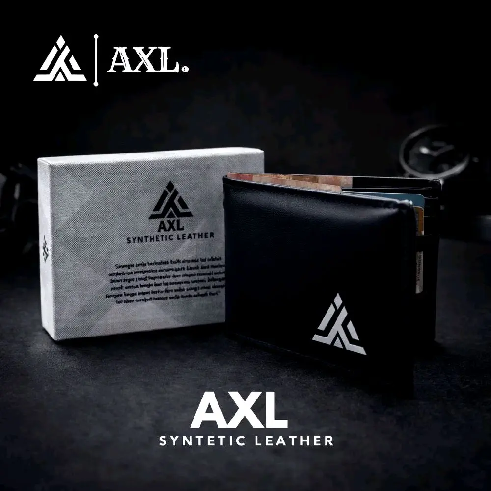 PROMO Dompet Pria Poultry Murah Berkualitas | Dompet lipat simpel elegan warna hitam ( Free box )