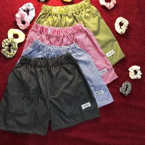 PAKET VIRAL!!! 60rb dapet 4pcs spesial STYLE.CO celana pendek boxer UNISEX salur