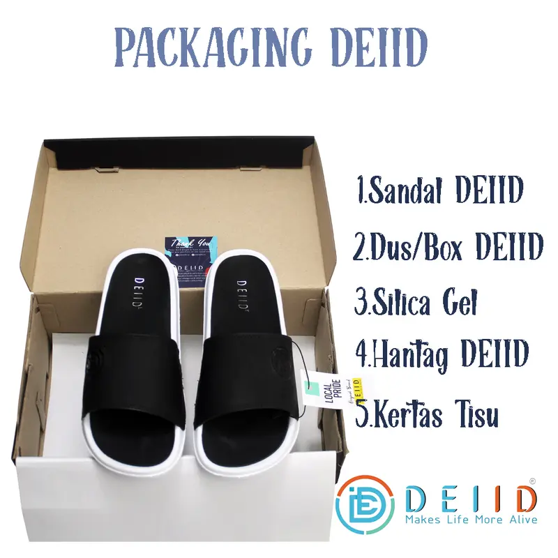 DEIID - Sandal Anak Cowok dan Cewek Terbaru Slide Anak Sandal Selop Kanvas Motif Krimy Sandal Anak Sandal Dewasa Sandal Kanvas Motif Printing 3