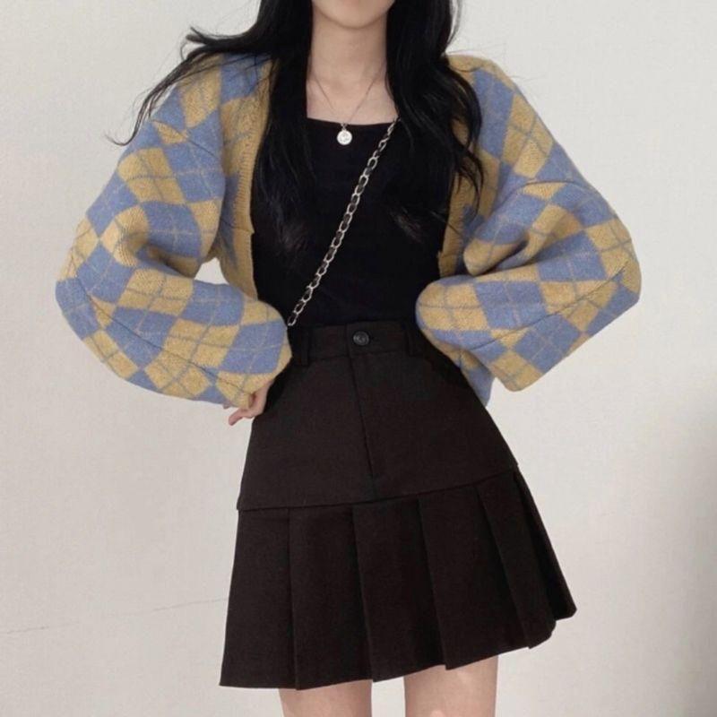 Cardigan Crop | Sooyun knite cardy | Cardigan premium korean | Kardigan wanita 3