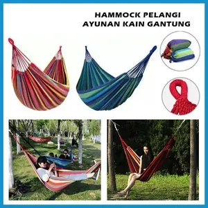 Hammock Kasur Gantung Ayunan Camping Kasur Ayunan Gantung Bahan Super Kuat dan Tebal