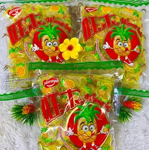 Naraya Permen Jelly Nanas Naraya Rasa Pineapple Flavour Lembut dan Nikmat untuk Camilan