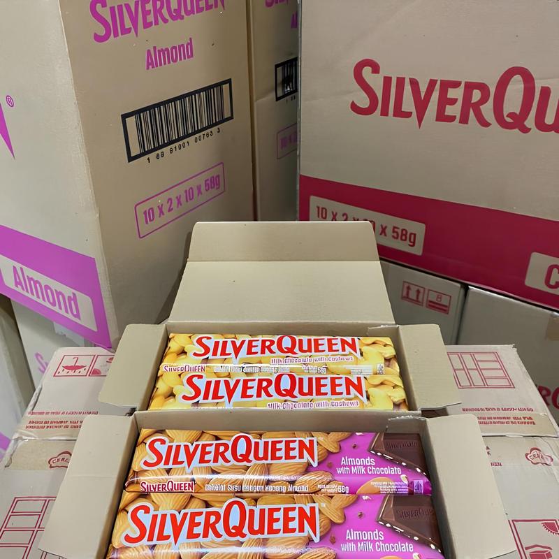 Cokelat Silverqueen Cashew Chocolate Kacang Mede Original BRAND NEW 58 Gram/58 Gr/58Gram 2