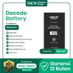 DEJI Baterai For iPhone 13 Li-ion 3510mAh 4.35V Decode Capacity Battery