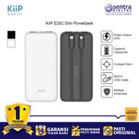 Gambar KiiP E33C Powerbank Slim 10000mAH Dual Input USB-C Micro USB Power Bank - White dari Sentra Digital Kota Surabaya 1 Tokopedia