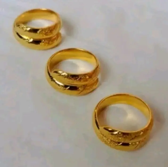 Cincin titanium cantik motif ular cincin viral dan kekinian 0