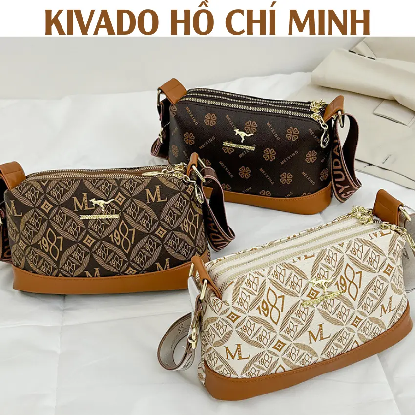 Túi xách nữ nhiều ngăn khóa kéo thời trang quảng châu cao cấp