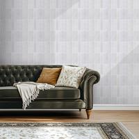 Gambar 【COD】【Have stock】DISKON SPESIAL! 10Pcs Matte Wallpaper Dinding Ruang Tamu Motif Marmer - Kesan Mewah & Elegan Tambah Cantik  Rumah Jadi Kinclong Anti Air Mudah Pasang wallpaper & dekorasi dinding vintage silver wall Kamar Kayu Kertas - Long light Gray Matte 10PCS dari Commomy decor Kab. Tangerang 3 Tokopedia