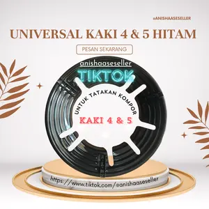 TATAKAN KOMPOR PENGHEMAT GAS | TATAKAN KOMPOR ANTI ANGIN ANTI SLIP | TATAKAN KOMPOR PREMIUM BAHAN TEBAL STAINLESS UNIVERSAL KAKI 4, 5, 6, & 8