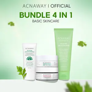 4 in 1 Bundle Acne Care, Defense & Basic Skincare – Rangkaian Lengkap Perawatan Wajah Berjerawat & Berminyak | Facial Treatment Harian untuk Kulit Muka Sensitif