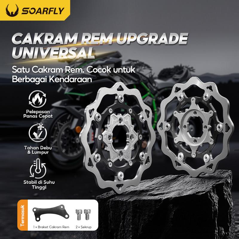 【Pengiriman 24 jam】Piringan Cakram 260mm Disc NPS Floating Lubang 4 Vario 125/150 Mio Sporty Scoopy Beat GENIO Fizr Nmax Aerox DLL Motorcycle