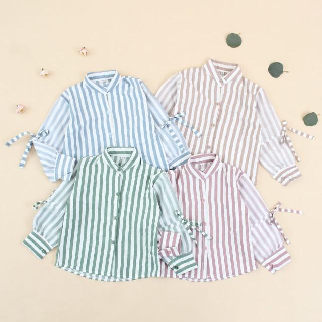 Product Introduction of 3-12 TAHUN KEMEJA ANAK OVERSIZE ORGANZA KEMEJA ANAK MOTIF SALUR Fashion 2