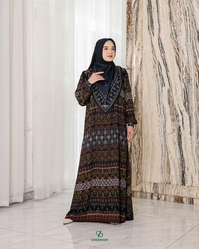SYAVIRA DRESS BY GREENISM (DRESS ONLY) | SARIMBIT GREENISM 2