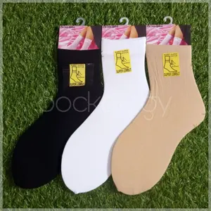 Kaos kaki stocking Fu Hua Mei tipis semata kaki nylon 100% lembut pas di kaki