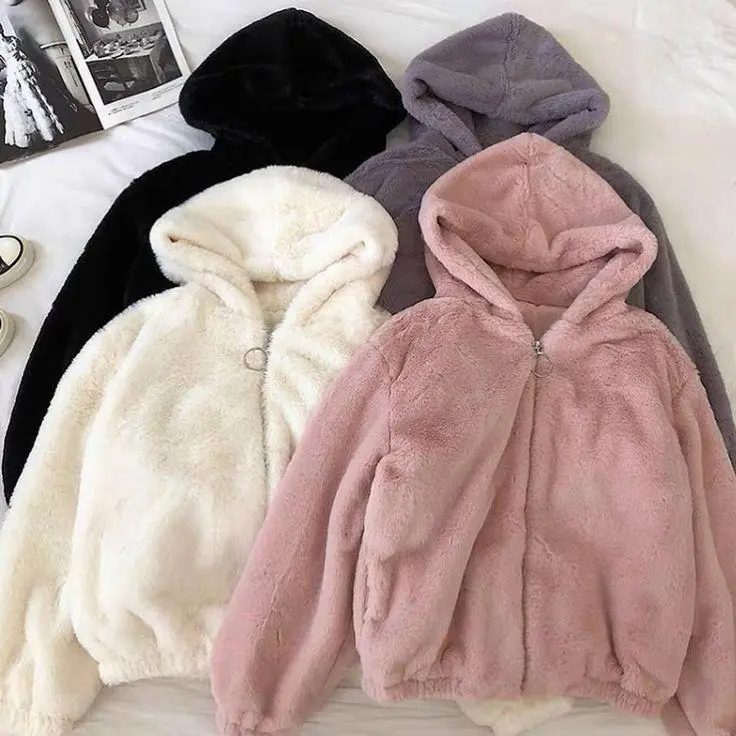 jaket sweter sherpa dewasa cewe cowo premium Tebal 0