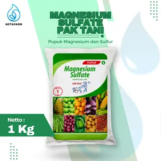 Pupuk MAGNESIUM SULFATE PAK TANI Kemasan Original 1KG Kristal Putih Tanaman
