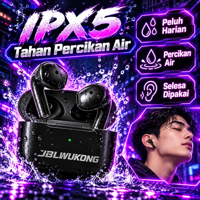 JBL WUKONG PHANTOM Air Pro 4 TWS Gaming Earbuds Set Bluetooth 6.0 Low ...