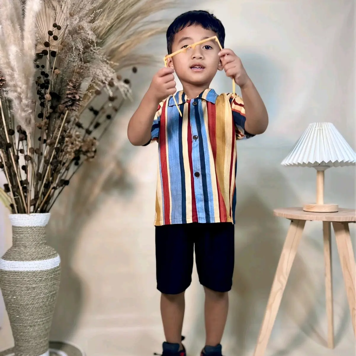 YNA ONE SET RAYON SALUR 1-5 TAHUN SETELAN BAJU ANAK UNISEX